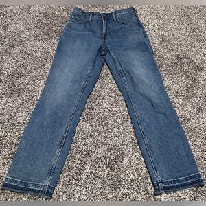 EVERLANE RN# 139393 The Cheeky Jean Blue High Rise Straight Leg Size 25S Regular